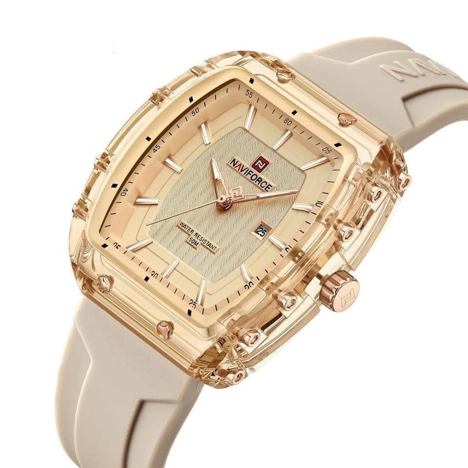 Glacier Crystal Tonneau Watch