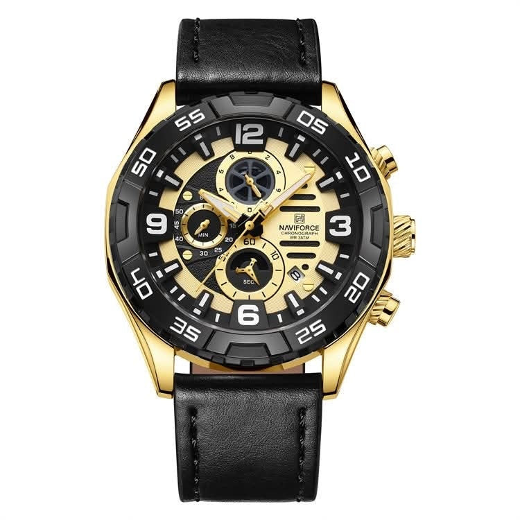 Heritage Chronograph Leather Watch