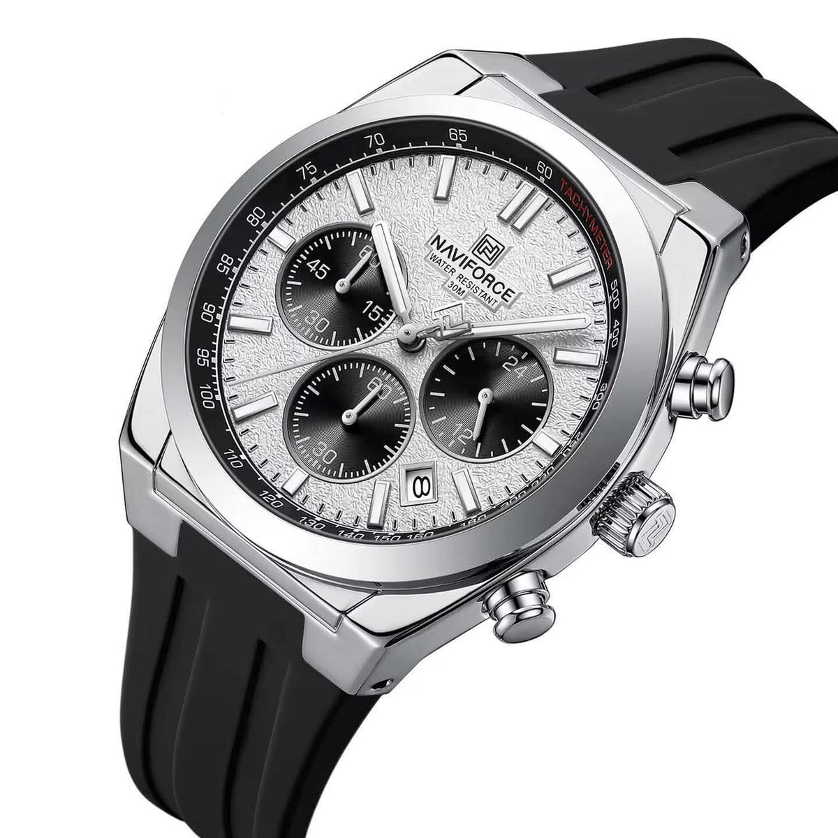 Meridian Silver Chronograph Watch