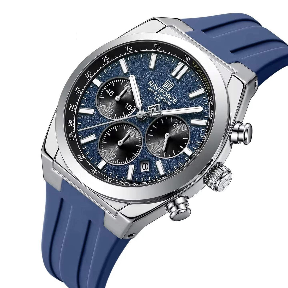 Meridian Silver Chronograph Watch