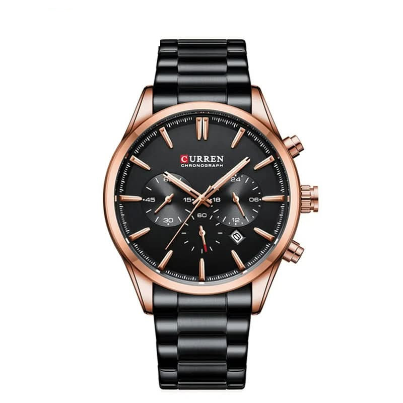 Regent Steel Chronograph Watch