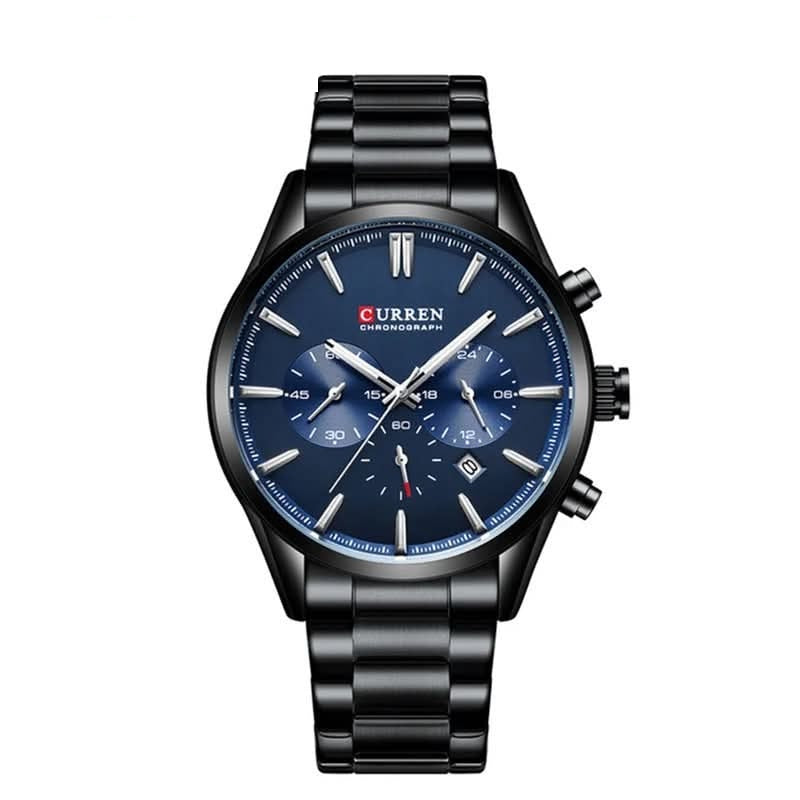 Regent Steel Chronograph Watch