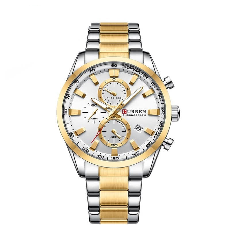 Regent Steel Chronograph Watch