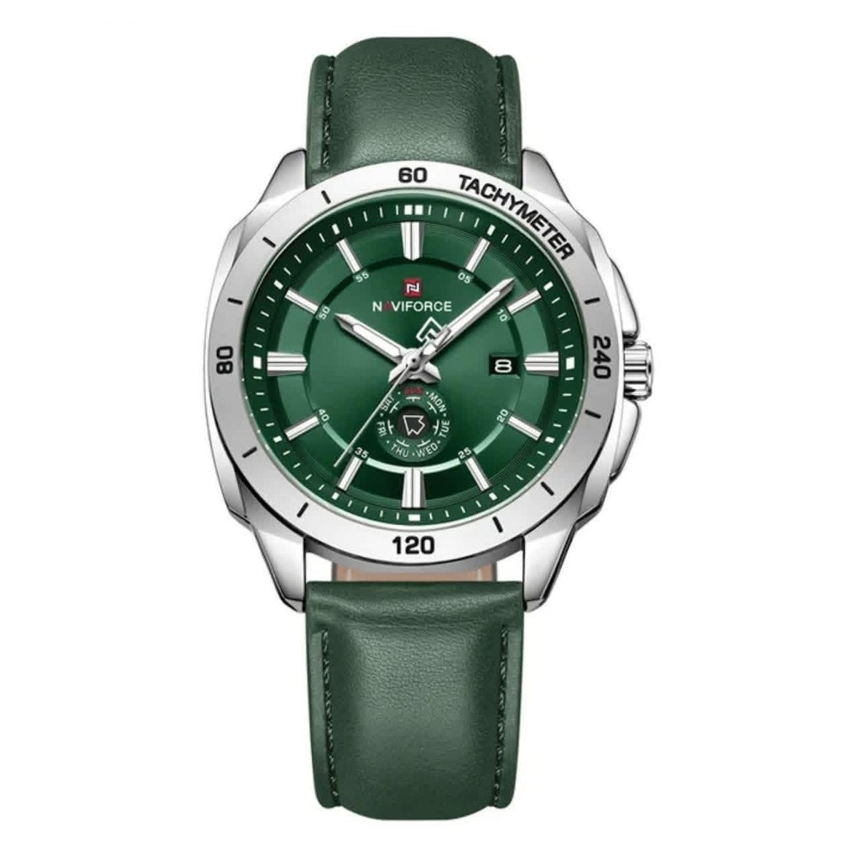 Velocity Tachymeter Leather Watch