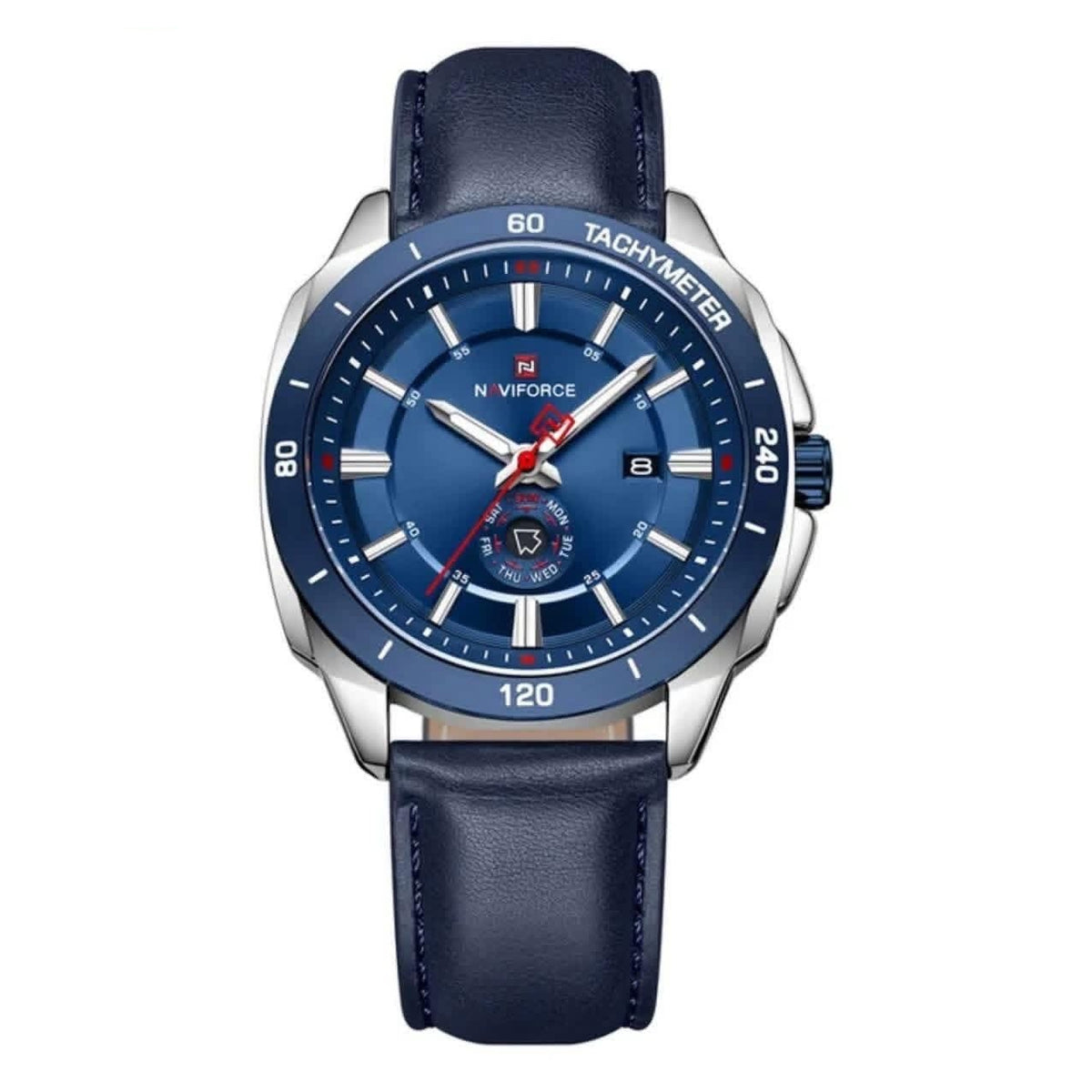 Velocity Tachymeter Leather Watch