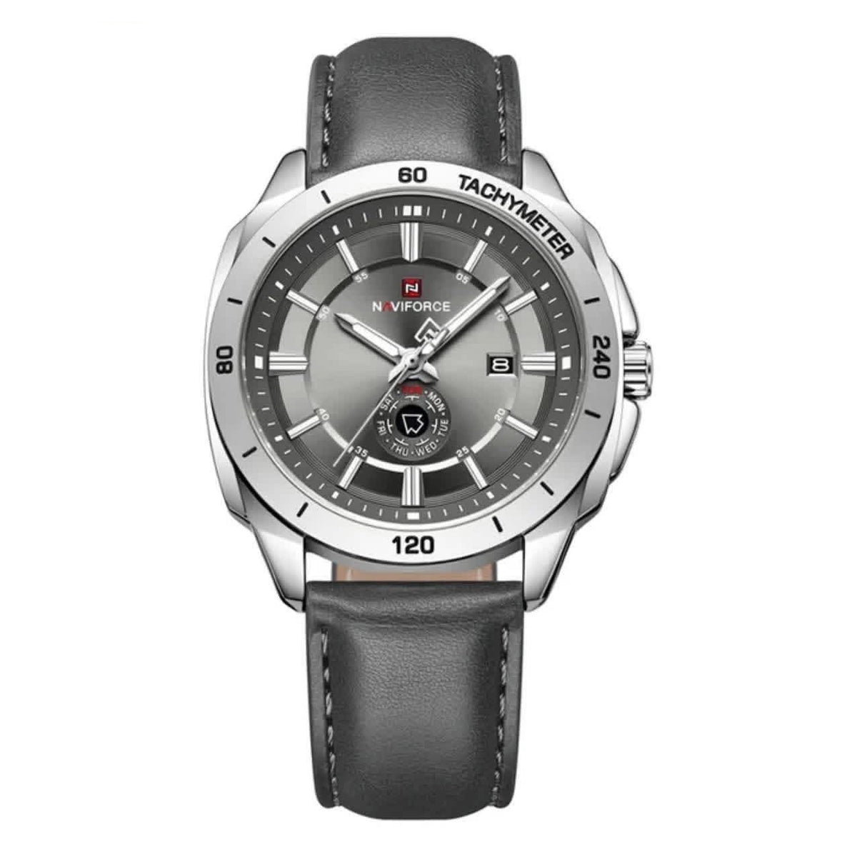 Velocity Tachymeter Leather Watch
