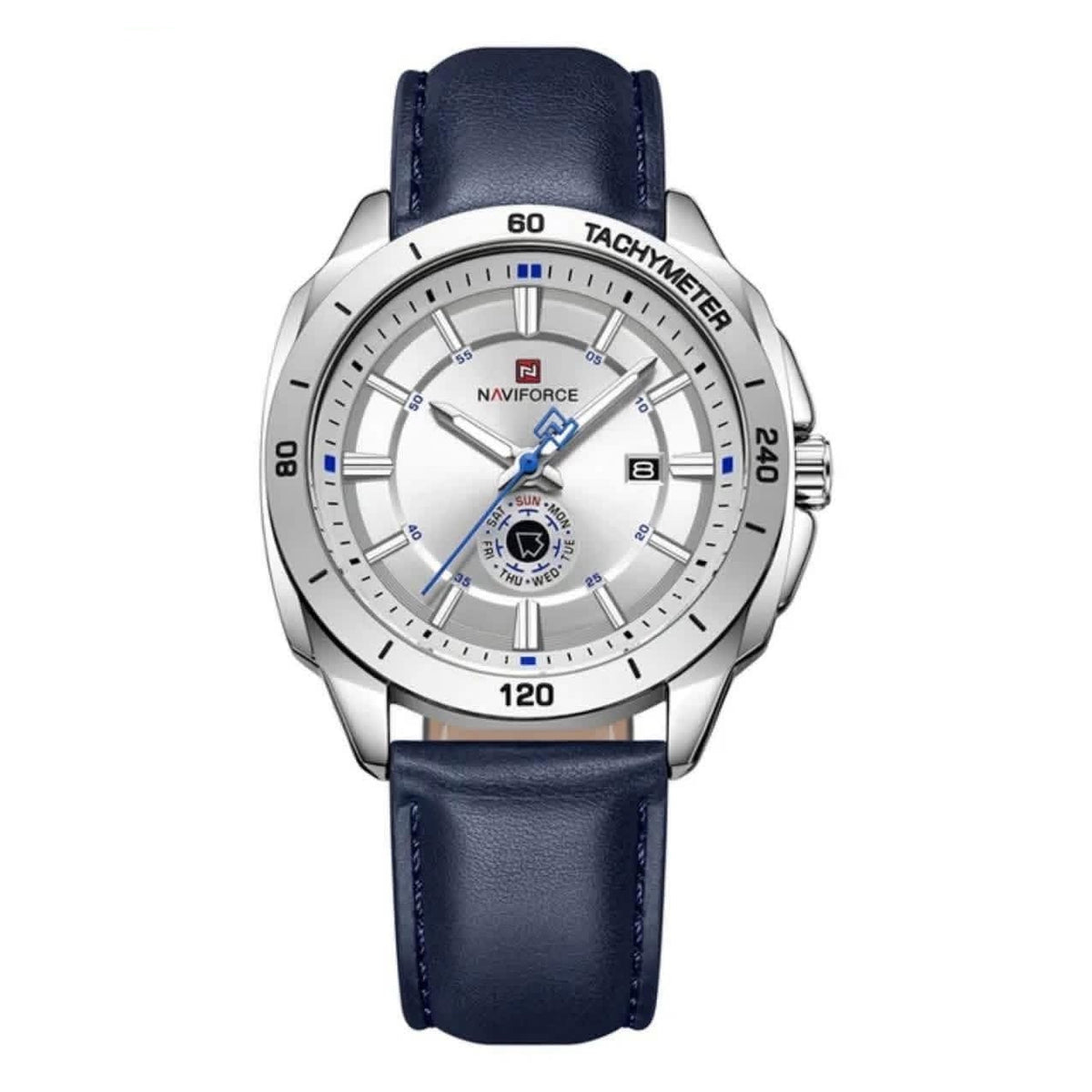 Velocity Tachymeter Leather Watch