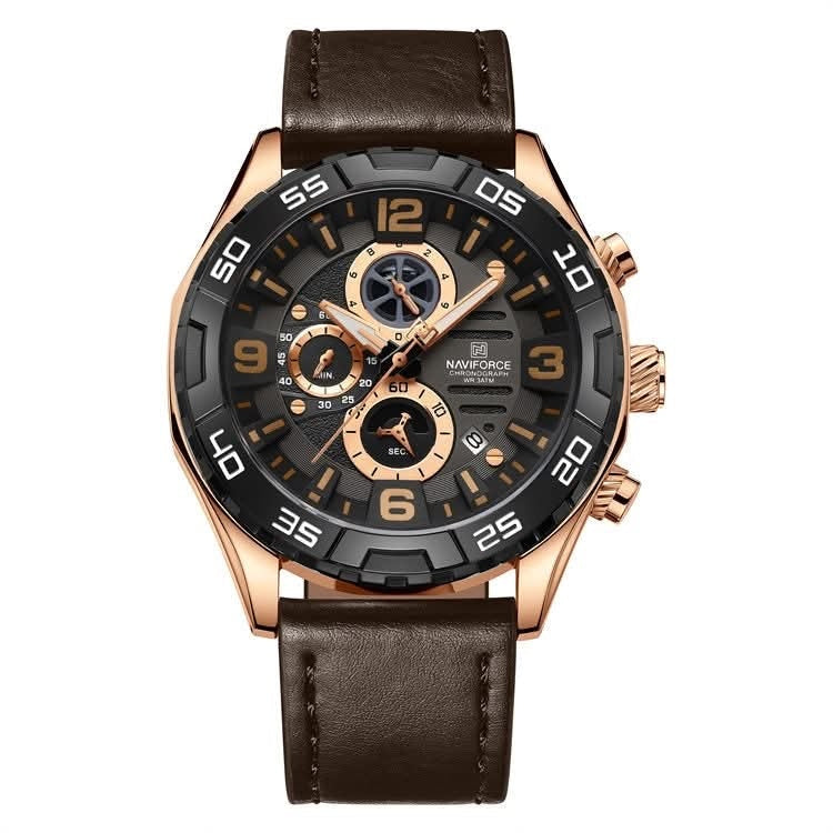 Heritage Chronograph Leather Watch