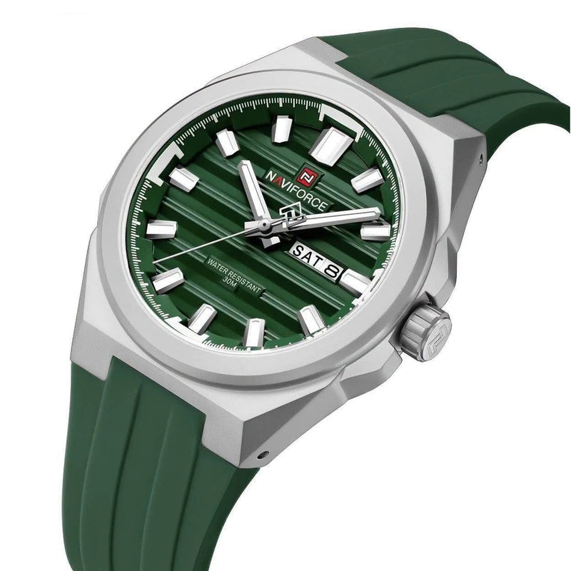 Trek Day-Date Rubber Watch