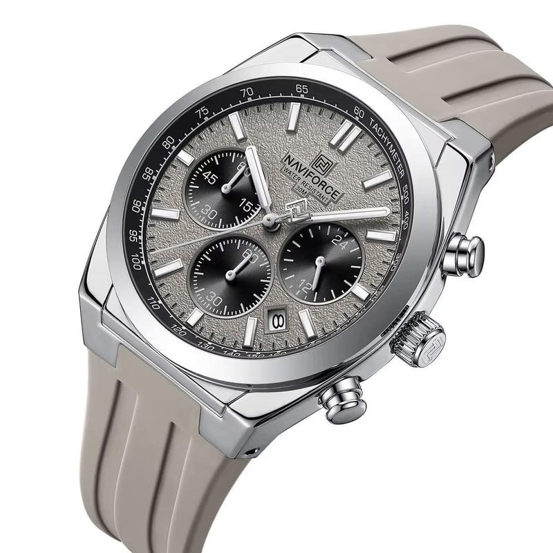 Meridian Silver Chronograph Watch