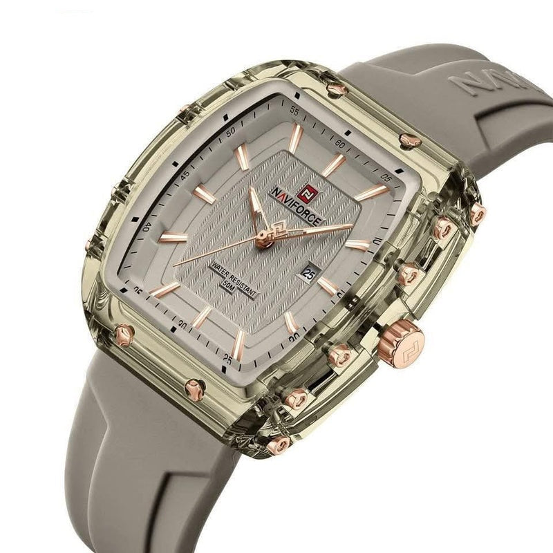 Glacier Crystal Tonneau Watch